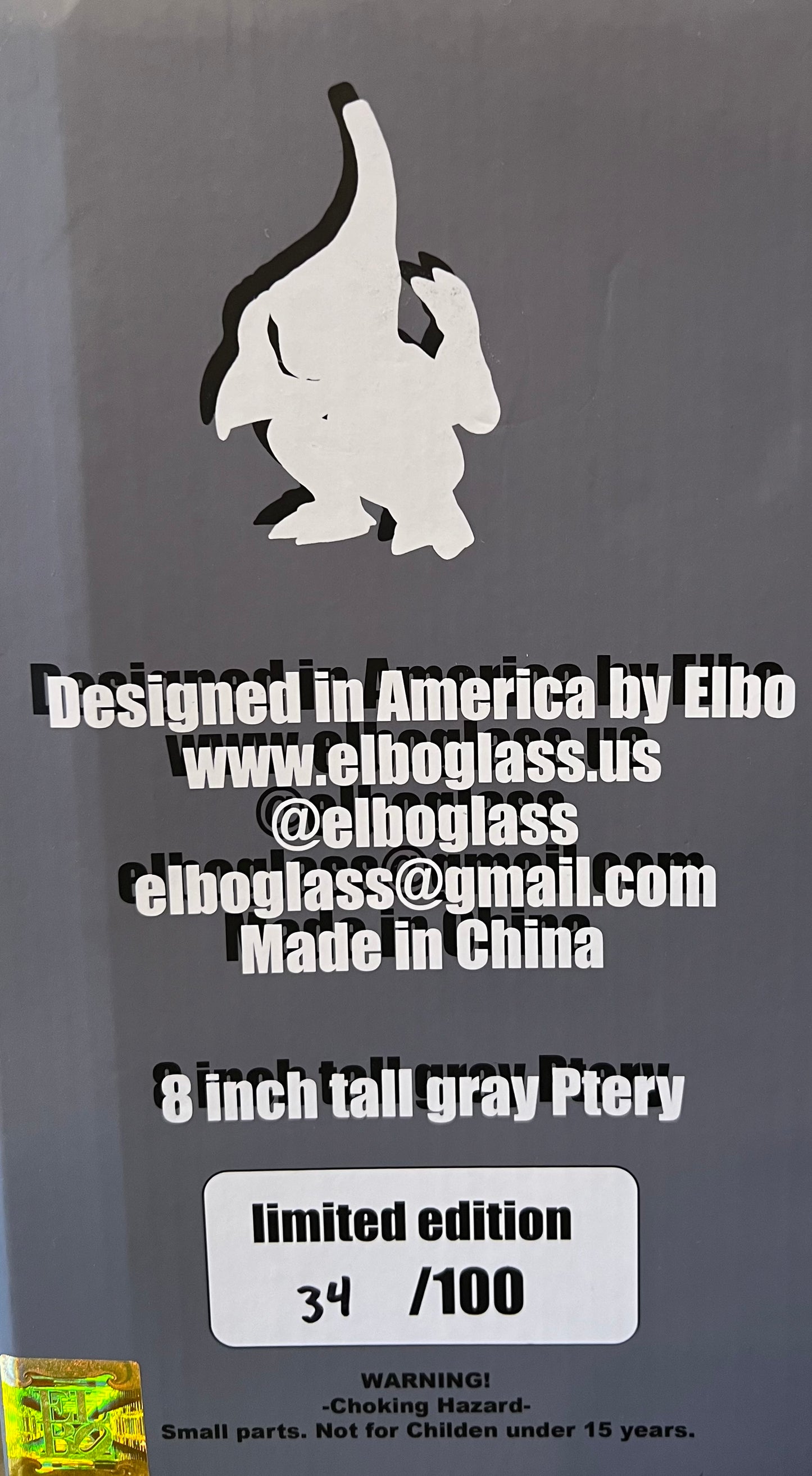 ELBO Vinyl Toy Ptery (Grey)